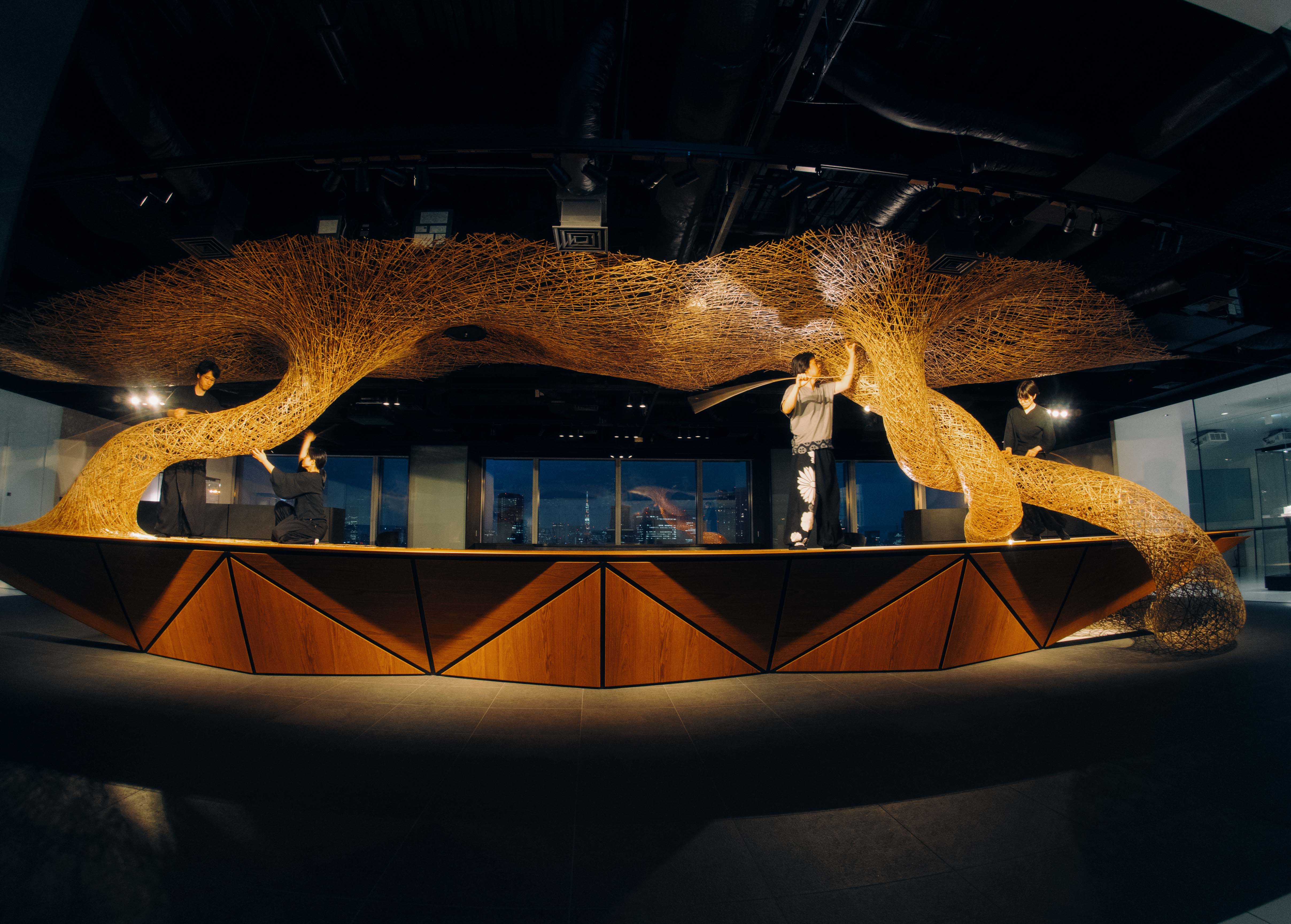 田辺竹雲斎×B-OWND 竹によるインスタレーション－Gather － | B-OWND